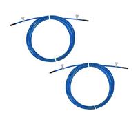 PATIKIL 10Ft Speed Jump Rope Replacement Cable, 2 Pack 4.5mm Professional Skipping Rope Replacement for High-Speed Jump Ropes, Blue