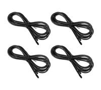 PATIKIL 10Ft Speed Jump Rope Replacement Cable, 4 Pack 4.5mm Professional Skipping Rope Replacement for High-Speed Jump Ropes, Black