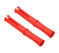 PATIKIL 10inch Shrink Wrap Handle, 2 Pcs Stretch Wrap Dispenser Stretch Film Dispenser Small Hand Dispenser Saver for 1.5 inch Core Furniture Wrapping Moving Packing Warehouses, Red