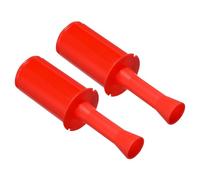 PATIKIL 10inch Shrink Wrap Handle, 2 Pcs Stretch Wrap Dispenser Stretch Film Dispenser Small Hand for Furniture Wrapping Moving Packing Warehouses, Red