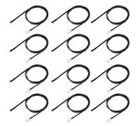 PATIKIL 10K NTC Temperature Sensor, 12 Pcs 15.7 Inch 1% 3950 Waterproof Epoxy Temperature Sensor Probe Temp Sensor Digital Temperature Transmitter Extension for Air Conditioner Fridge