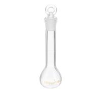 PATIKIL 10ml Volumetric Flask, 3.3 Borosilicate Glass Graduated Volumetric Measuring Flask with Glass Stopper Tolerance 0.19ml for Lab Experiment, Clear
