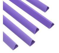 PATIKIL 10Pcs Binding Bars, 15mm Binding Bars Slide Grip 120 Sheets Capacity A4 Size Report Binder Triangle Presentation Binder for Report Cover Resume, Purple