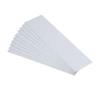 PATIKIL 10pcs Galvanized Steel Sheet, 10x3cm Galvanized Steel Plate Panels 0.5mm Thick Metal Timber Connector Sheet for Roof Flashing Fixing Repair Arts Crafts DIY Projects