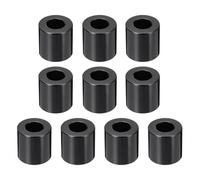 PATIKIL 10pcs M8 Aluminium Spacers, 5/16" ID x 5/8" OD Round Standoff Spacer, Unthreaded Metal Spacers for 5/16" M8 Screws Bolts, Black 5/8" Length
