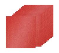 PATIKIL 10Sheets Bright Red Glitter Cardstock Paper, 12 x 12 in 250gsm Square Premium Sparkly Paper Craft Cardstock Paper for Scrapbook Card Making DIY Art Projects Wedding Party