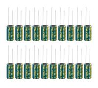 PATIKIL 10V 2200uF Electrolytic Capacitors, 20Pcs 10x20mm Aluminum High Frequency Electrolytic Capacitors for TV, LCD Monitor, Refrigerator, Circuit Boards, Green
