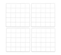 PATIKIL 10x10 Inch Wall Grid Panel, 4 Pcs Metal Wire Photo Wall Decorative Grid for Photo Display Hanging Picture Memo Home Decorations, White