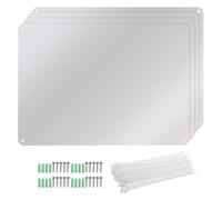PATIKIL 10x14 Inch Metal Blank Sublimation Aluminum Signs, 4 Pack DIY for Advertising, Wall Room Decor