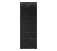 PATIKIL 10x16CM Index Card Holder Sleeve, 16 Card Slots Organizer Sleeve, PVC Clear Organizer Hanging Wall Pocket Chart for Office Classroom Library Home Organization, Black