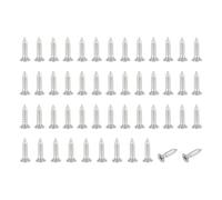 PATIKIL #10x3/4" Flat Head Sheet Metal Screws, 100 Pcs 304 Stainless Steel Phillips Drive Self Tapping Wood Screws for Metal Wood Drywall