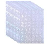 PATIKIL 11.7x8.3 Holographic Sticker Paper, 10Sheets A4 Polypropylene Self-Adhesive Transparent Waterproof Laminate Overlay Film for Photo Cards Scrapbook Decorations, Butterfly