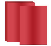 PATIKIL 11.7x8.3 Hot Stamping Foil Paper Sheet, 40 Sheets A4 Heat Transfer Hot Stamping Paper Foil for Leather DIY Logo Decor Craft Gift Package Scrapbook Card, Red