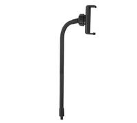PATIKIL 11.8" Flexible Adjustable Gooseneck with Phone Clip, 1/4" Male Threaded Gooseneck Arm for Most Holder Threaded Adapter, Black