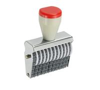 PATIKIL 11 Digit Number Roller Stamp, Adjustable Rubber Stamp Changeable Numerical Symbol Office Date for Business Creative Price Tag