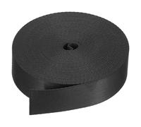 PATIKIL 11 Meters Webbing, 32mm Polypropylene Webbing Strap Heavy Webbing Roll Chair Straps for Indoor Outdoor Climbing DIY Crafting, Black