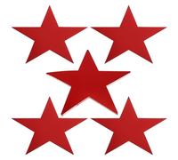 PATIKIL 11" Star Cutouts, 12 Pack Star Cutout Double Printed Paper Stars for Classroom Decoration DIY Craft Project Bulletin Board Wall Poster, Red