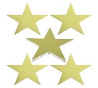 PATIKIL 11" Star Cutouts, 48 Pack Star Cutout Double Printed Paper Stars for Classroom Decoration DIY Craft Project Bulletin Board Wall Poster, Golden