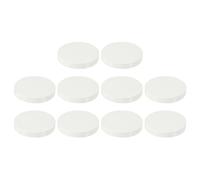 PATIKIL 110mm ID PVC Pipe End Cap Fitting, 10 Pcs Furniture Grade Plug Coupling Socket Adapter for DIY, Garden, White