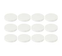 PATIKIL 110mm ID PVC Pipe End Cap Fitting, 12 Pcs Furniture Grade Plug Coupling Socket Adapter for DIY, Garden, White