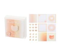 PATIKIL 112 Sheets Colorful Square Sticky Notes, 2.7x2.7 Self-Sticky Note Pads Adhesive Memo Pads Bulk for Home Office Desk Supplies Notebook Journal, Orange