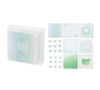 PATIKIL 112 Sheets Colorful Square Sticky Notes, 2.7x2.7 Self-Sticky Note Pads Adhesive Memo Pads Bulk for Home Office Desk Supplies Notebook Journal, Green