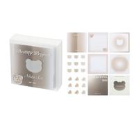 PATIKIL 112 Sheets Colorful Square Sticky Notes, 2.7x2.7 Self-Sticky Note Pads Adhesive Memo Pads Bulk for Home Office Desk Supplies Notebook Journal, Coffee