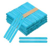 PATIKIL 114x10 mm 200 Pack Craft Sticks, 4.5 Inch Wood Sticks for Crafts Ice Cream DIY Home Art Projects Creative Designs Education, Blue