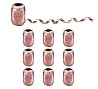 PATIKIL 11yards x 1/5" Curling Ribbons, 10 Rolls Balloon String Ribbon Shiny Metallic Curly Ribbons Rolls for Crafts Gift Wrapping Wedding Birthday Party Florist Flowers Decor, Rose Gold