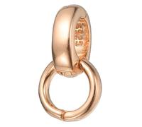 PATIKIL 12.5mm Bails for Jewelry Making, 925 Sterling Silver Pendant Bail Connector, Slider Pendants Clasp for Necklace Bracelet DIY Accessories, Rose Gold Tone (Double Bail Clasps)