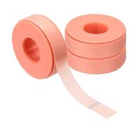 PATIKIL 12.5mm x 9m Eyelash Tape, 3 Rolls Eye Lash Tape Silicone Removal Breathable Easy Tear Adhesive for Eyelash Extensions Clusters Makeup Eye Shadow Eyeliner Lift, Orange