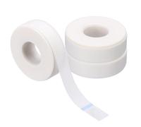 PATIKIL 12.5mm x 9m Eyelash Tape, 3 Rolls Eye Lash Tape Silicone Removal Breathable Easy Tear Adhesive for Eyelash Extensions Clusters Makeup Eye Shadow Eyeliner Lift, White