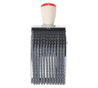 PATIKIL 12 Digits Roller Stamp, Personalized 4.5mm 26 Alphabet Number 0-9 Symbol Rolling Stamp for DIY Stationery Scrapbooking Office Business, Gray