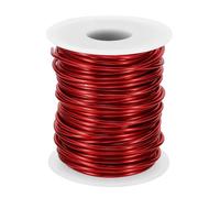 PATIKIL 12 Gauge 2mm Aluminum Craft Wire, 65.6Ft Metal Wire Armature Bendable Wire for Jewelry Making Metal Wrap DIY, Red