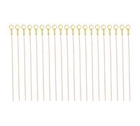 PATIKIL 12 Inch Bare Copper Wire-Copper Grounding Lugs, 20 Pcs Braided Copper Cables with Lug-Copper Connectors Non-insulated Kit for Lighting Grounding