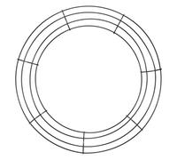 PATIKIL 12 Inch Christmas Wire Wreath Frame, Metal Round Shape Dream Catcher Rings Macrame Wreath Floral Hoop for Home Car DIY Craft Wedding Wall Hanging Decorations, Black
