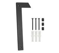 PATIKIL 12 Inch House Numbers for Outside, Number 1 ABS Plastic Texture Floating House Number Modern Mailbox Address Door Numbers with Nail Kit for Outdoor Residential Street, Black