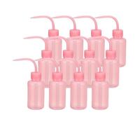 PATIKIL 12 Pack 150ml 5oz Pink Plastic Reusable Squeeze Bottle, Perfect for Plant Care, Lab Use, 1.5E+2ml Capacity