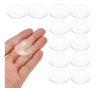 PATIKIL 12 Pack Biconvex Lens, 31mm Dia. 65mm Focal Length Optical Lenses Magnifier Paperweight Acrylic Double Convex for DIY Office Desk Home Science Experiment Telescope