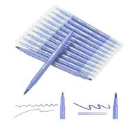 PATIKIL 12 Pack Dual Markers Brush Pens, Light Purple Double Tip Colored Pen Coloring Marker Set Supplies for Adults Coloring Books Note Taking Writing Calligraphy Drawing Sketching