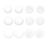 PATIKIL 12 Pack Optical Glass Lens Set, 3/4/5 cm Biconvex & Biconcave Lenses (5/10/15 cm & -7.5/-10/-15 cm Focal Length) for Physics Science Education DIY Telescope Microscope Experiments