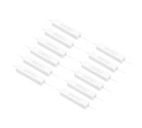 PATIKIL 12 Pcs 15 Ohm Resistors, 20W Ceramic Cement Resistor Power Cement Resistor Kit Tolerance 5% for Power Adapters Audio Computer TV Circuit Board