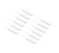 PATIKIL 12 Pcs 15k Ohm Resistors, 10W Ceramic Cement Resistor Power Cement Resistor Kit Tolerance 5% for Power Adapters Audio Computer TV Circuit Board