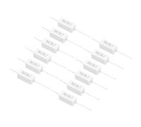 PATIKIL 12 Pcs 15k Ohm Resistors, 5W Ceramic Cement Resistor Power Cement Resistor Kit Tolerance 5% for Power Adapters Audio Computer TV Circuit Board