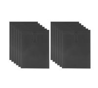 PATIKIL 12 Pcs Kraft Paper Envelope with String Tie Closure, A4 Vintage Envelopes File Folder Bag for Office Business Home Card Storage Document Organize, Black