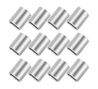 PATIKIL 12 Pcs Stainless Steel Spacers, 8mm ID x 10mm OD x 13mm Height 304 Stainless Steel Bushing Screw Standoff Unthreaded Round Spacer for 5/16"M8 Screws Bolts Nuts