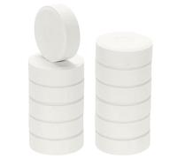 PATIKIL 12 Pcs Washable Tempera, 2.3"x0.7" Large Tempera Paint Cakes Bulk Paints Blocks Art Supplies Watercolor Cake for Artists Art Painting Drawing DIY Crafting, White