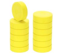 PATIKIL 12 Pcs Washable Tempera, 2.3"x0.7" Large Tempera Paint Cakes Bulk Paints Blocks Art Supplies Watercolor Cake for Artists Art Painting Drawing DIY Crafting, Bright Yellow