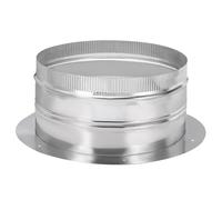 PATIKIL 12" Round Duct Collar, Galvanized Duct Connector Flange Pipe Collar Take Off Collar for Flexible or Rigid Ducts, Heating Cooling Ventilation Exhaust Fan Vent Systems