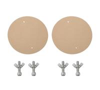 PATIKIL 12" Round Pottery Wheel Bat, 2 Set Clay Throwing Bats Apart with 10" Pin Holes for Pottery Wheels